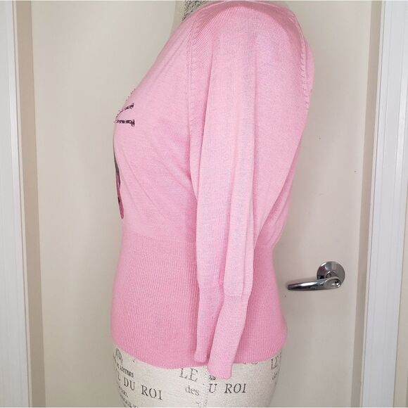 Vintage 80s Betsey Johnson pink top - Picture 2 of 8